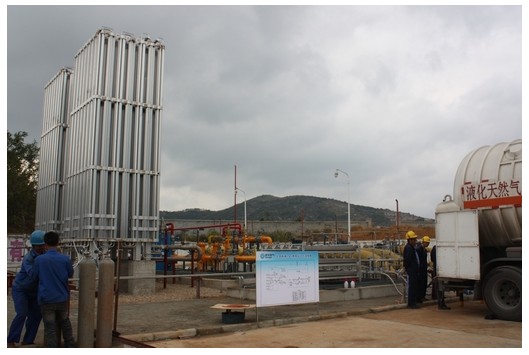 我市首座LNG釋放站建成，燃?xì)獗９┠芰⒂兴嵘?>                            <div   id="59qhimr"   class="con">
                                <span id="59qhimr"    class="title">我市首座LNG釋放站建成，燃?xì)獗９┠芰⒂兴嵘?/span>
                                <p class="des">
	10月30日，我市首座液化天然氣（LNG）釋放站在北部新城高中壓站內(nèi)建成并投入運(yùn)行，現(xiàn)每天的正常補(bǔ)充量達(dá)到3萬(wàn)方。該站設(shè)計(jì)氣化能力3000方/小時(shí)，如連續(xù)氣化可以增加供應(yīng)量8萬(wàn)方/日，將提升我市燃?xì)獗９┠芰Α?


	&nbsp;


	我市由于處于川氣東送供氣范圍，受上游供氣不足等因素影響，氣源一直較為緊張。隨著天然氣市場(chǎng)的快速發(fā)展，客戶量不斷增加，特別是工業(yè)客戶的增加和增產(chǎn)，用...</p>
                            </div>
                            <div   id="59qhimr"   class="time">
                                <span id="59qhimr"    class="day">27</span>
                                <span id="59qhimr"    class="year-month">2013-11</span>
                            </div>
                        </a>
                    </li>
                                        <li>
                        <a href="show.php?Id=105" target="_blank">
                            <img src=